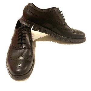 Cole Haan ZEROGRAND Black Wingtip Oxford C20719